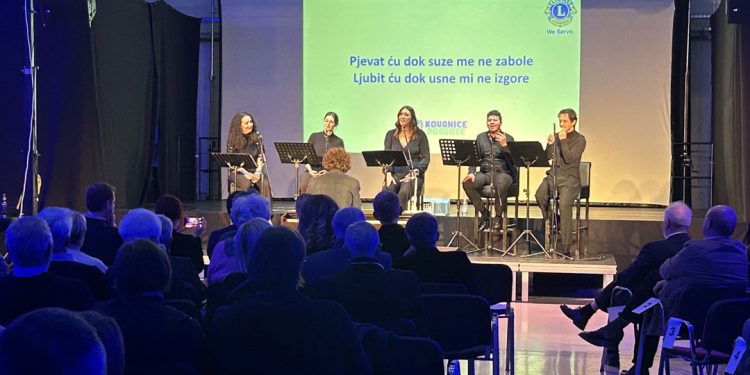 Lionsi koncertom ansambla Celeste zaokružili humanitarnu akciju Kovanica dobrote