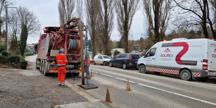 Čišćenje kanalizacije u Domaslovcu