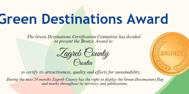 Turistička zajednica Zagrebačke županije postavila Županiju na kartu svjetskih Green Destinations destinacija