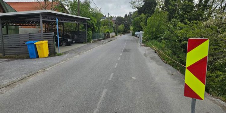 Počinju radovi na sanaciji klizišta u Konšćici, na snazi nova prometna regulacija