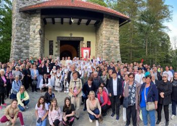 Hodočašće na Sljeme vjernika Župe sv. Ivana Krstitelja iz Luga Samoborskog i članova svih sekcija udruge Ekosspiritus