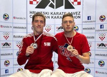 Ivan Terihaj do srebra, a Dino Šimunec do bronce na Prvenstvu Hrvatske u karateu za kadete, juniore i mlađe seniore