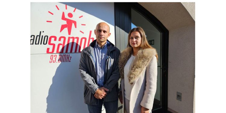 Andreja Blažević iz JU Park prirode Žumberak – Samoborsko gorje i ravnatelj Osnovne škole Rude Miroslav Fresl o zajedničkom eko projektu