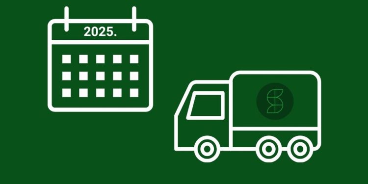 Novi raspored odvoza komunalnog otpada na području grada Samobora s početkom 2025. godine