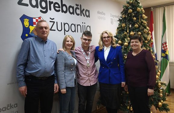 Županijske stipendije spremne, održan prijem za parasportaša iz Rugvice Filipa Cimaša