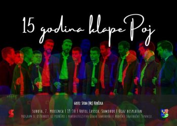 Klapa Poj koncertom slavi 15 godina djelovanja