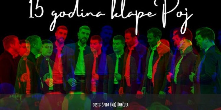 Klapa Poj koncertom slavi 15 godina djelovanja