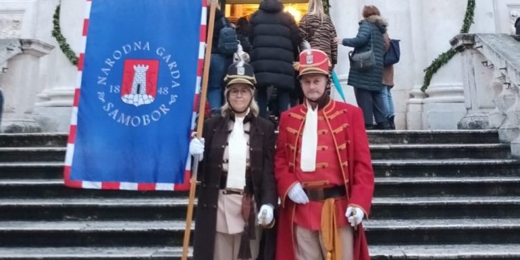 Samoborska narodna garda na Festi svetoga Vlaha u Dubrovniku