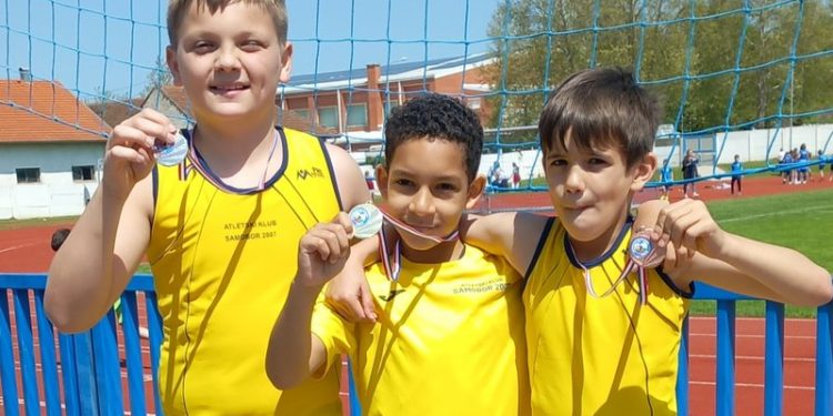 Tri medalje za mlade samoborske atletičare