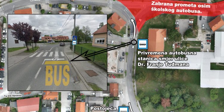 Obavijest putnicima – privremena autobusna stanica