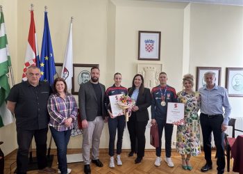 Dino i Sadea na primanju u Gradu