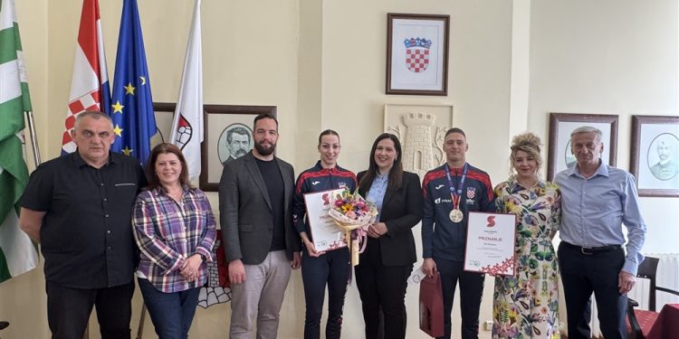 Dino i Sadea na primanju u Gradu