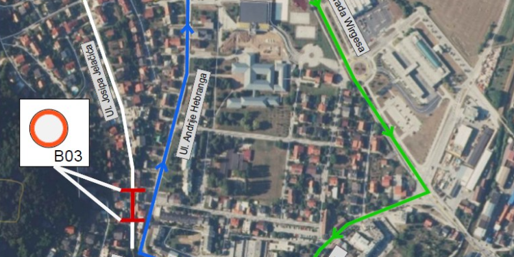 Obavijest o radovima u Jelačićevoj ulici