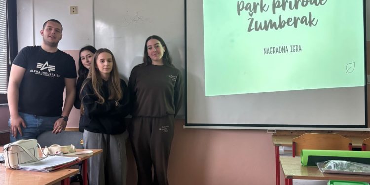Srednjoškolci promoviraju žumberački (k)raj
