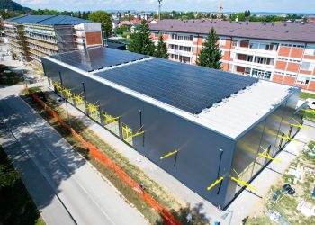 Solarni paneli na novoj školi