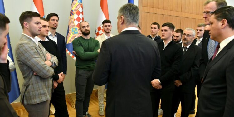 Studenti-sportaši primljeni kod predsjednika Republike