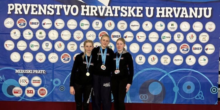 Šest novih državnih medalja u ženskom hrvanju stiglo u Samobor