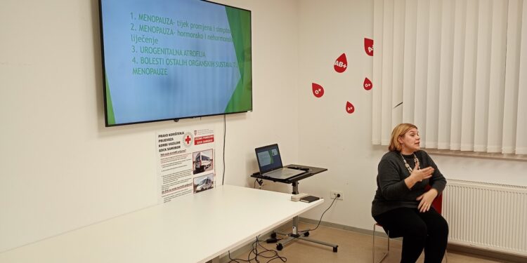 Počeo ciklus radionica o perimenopauzi i menopauzi u Crvenom križu