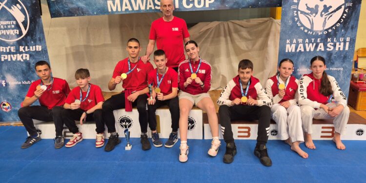 Odličan nastup samoborske karate mladosti u Postojni