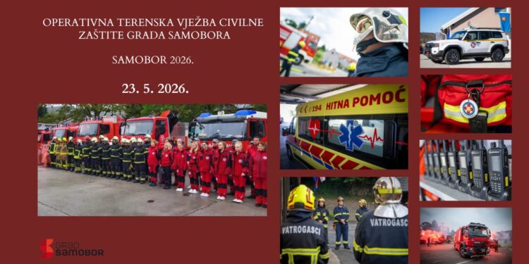 Velika opereativna terenska vježba Civilne zaštite u Samoboru