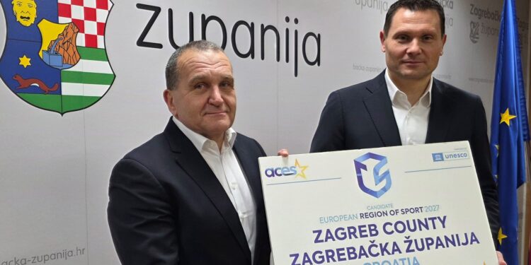 Zagrebačka županija proglašena Europskom regijom sporta za 2027. godinu
