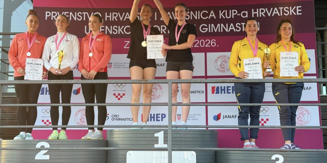 Samoborske gimnastičarke viceprvakinje Hrvatske