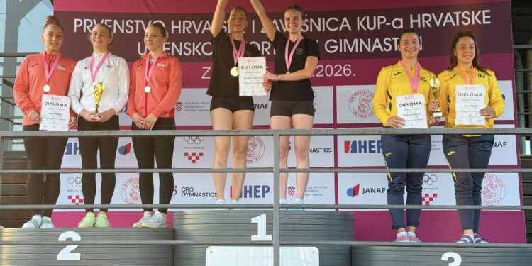 Samoborske gimnastičarke viceprvakinje Hrvatske