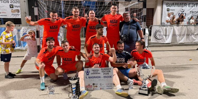 Momčadi Taxi Bračić” pripalo ljetno izdanje Trofeja grada Samobora