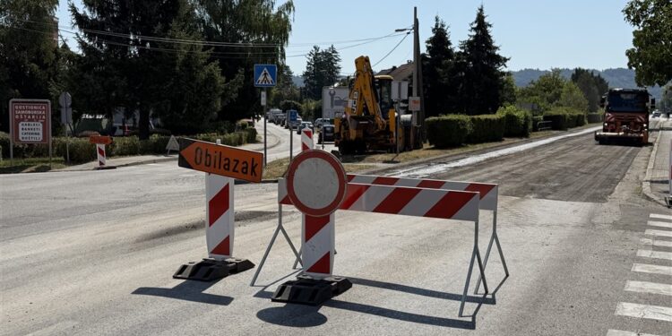 Obnavlja se dio kolnika Ulice grada Wirgesa